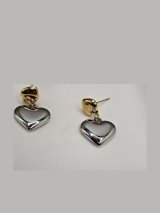 Earrings made of Steel Gold Plated