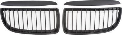 Mtuning Sport Grille Single Slat Matt Black BMW 3 E90 E91 Pre-Facelift 2005-2008