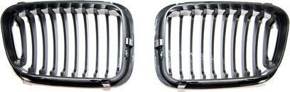 Mtuning Sport Grille Single Slat Matt Black BMW 3 E46 Compact Pre-Facelift 1998-2001