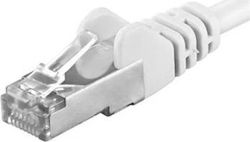 PremiumCord U/UTP Cat.6a Netzwerkkabel 0,5 m Weiß PremiumCord U/UTP Cat.6a Netzwerkkabel 0,5 m Weiß