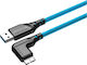 Ednet Regular USB 2.0 to micro USB Cable Μπλε 2m 1τμχ