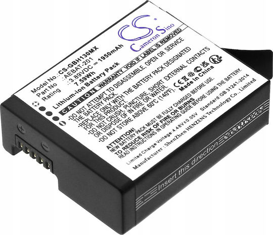 Caagpo1912 Typ Batterie Aebat-201 Cpss1b Gopro Hero 13 Schwarz Cs-gbh130mx
