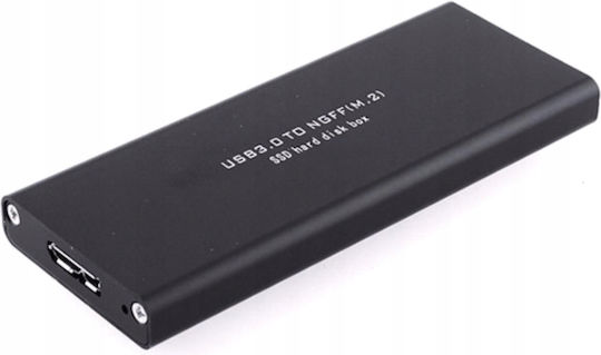 MicroStorage Case for Hard Drive M.2 SATA III with Connection USB 3.0