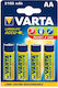 Varta Longlife Μπαταρίες Zinc AA 1.2V 4τμχ
