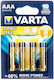 Varta Longlife Цинкови батерии Цинк AAA 1.5V 4бр