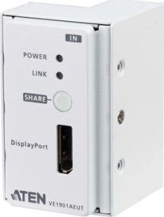 Πομπός Displayport Hdbaset Lite Επιτοίχιο Πάνελ Poh Aten Ve1901aeut