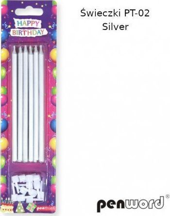 Penword Geburtstagskerzen Pt-02 Silber Penword