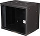 Equip Wandschrank 19" 09U 540x400mm Glastür Schwarz
