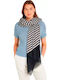 Tommy Hilfiger Damen Schal Blau