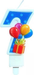 Zahl 7 Kerze Ballons Mk Trade