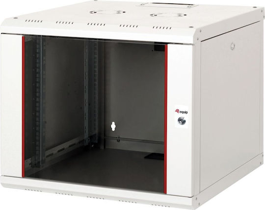Equip Serverschrank 19" 09HE 600x600mm Glastür Grau