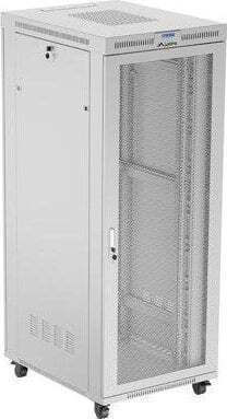 Rack Rack Installation Cabinet 19" 42u 800x1000 Grey Perforated Doors Lcd Lanberg Flat Pack