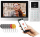 Orno Orno Wi-Fi Video-Gegensprechanlage Set Schwarze
