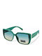 Riverio Women's Sunglasses with Green Plastic Frame and Green Gradient Lens RV42565