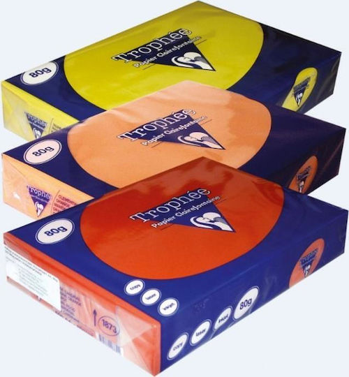 Clairefontaine Photocopy Paper A4 80g Trophee Gold-Yellow Xca41780 Clairefontaine