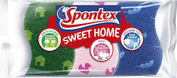Spontex Σφουγγάρι Κουζίνας Sweet Home X3