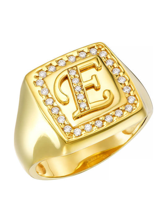 Dio Jewellery Lab Chevalier Ring made of Silver Gold Plated