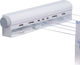 Rayen Wall Clothes Drying Rack for Balcony with Hanging Length 22m
