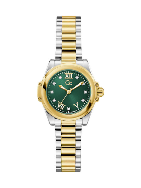 GC Watches Lady Women's Watch with Gold Metal Bracelet