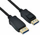 Roline Cable DisplayPort male - DisplayPort male 1m Μαύρο (11.04.6000)