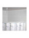Wenko Corner Shower Curtain Rod Aluminium White 57x57cm