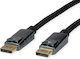 Roline Cable DisplayPort male - DisplayPort male 3m Μαύρο (11.04.5868)