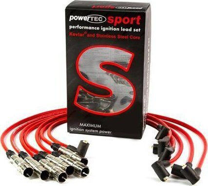 Καλώδια Ανάφλεξης Powertec Powertec Ford Escort Mk3 Xr-3 Mk4 1600 Rs Turbo Κόκκινα