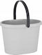York Plastic Mop Bucket with Wringer Capacity 13lt White