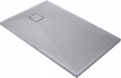 Deante Rectangular Granite Shower Gray 120x70cm