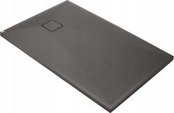 Deante Rectangular Granite Shower Gray 90x70cm