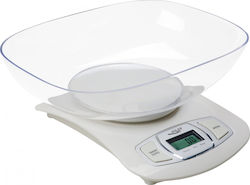 Adler Digitale Küchenwaage mit Eimer bis 5kg Weiße