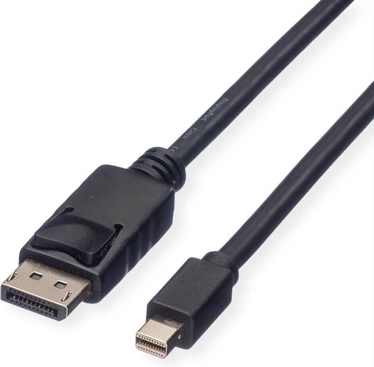 Roline Cable DisplayPort male - mini DisplayPort male 2m Black ()