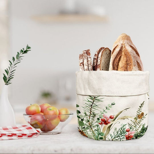 Cotton Club Коледно Кошница за хляб Бежов Д2xШ2xØ16см.