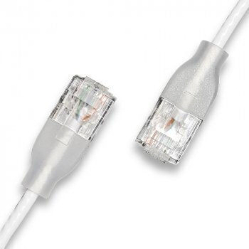 Wantec U/UTP Cat.6a (Gigabit) Καλώδιο Δικτύου Ethernet 3m Λευκό