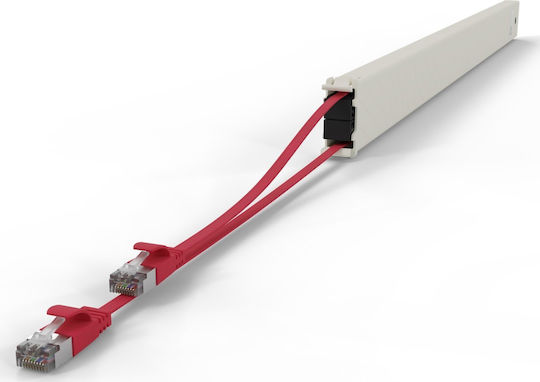 Patchbox U/FTP (STP) Cat.6a (Gigabit) Καλώδιο Δικτύου Ethernet 2.5m Κόκκινο