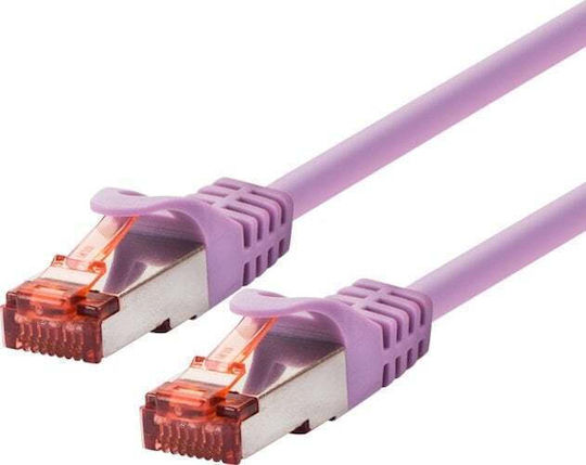 Logon F/UTP Kat.6a Ethernet-Netzwerkkabel 3m Lila 1Stück
