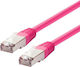 Logon F/UTP Cat.5e Ethernet Network Cable 1.5m Purple 1pcs