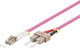 Goobay Goobay Netzwerkkabel Optische Faser SC-UPC 1m Lila