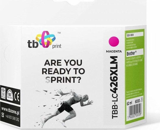 TB Print Συμβατό Μελάνι Εκτυπωτή InkJet Brother LC426XLM Ματζέντα 1τμχ