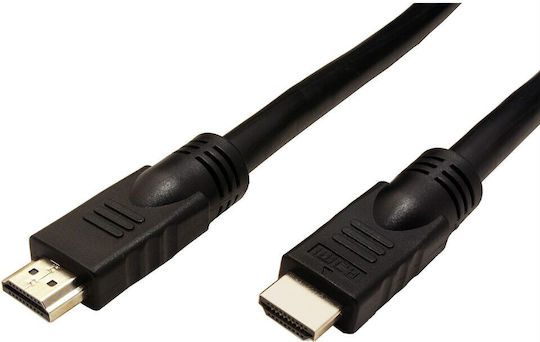 Roline Cable HDMI male - HDMI male 20m Black