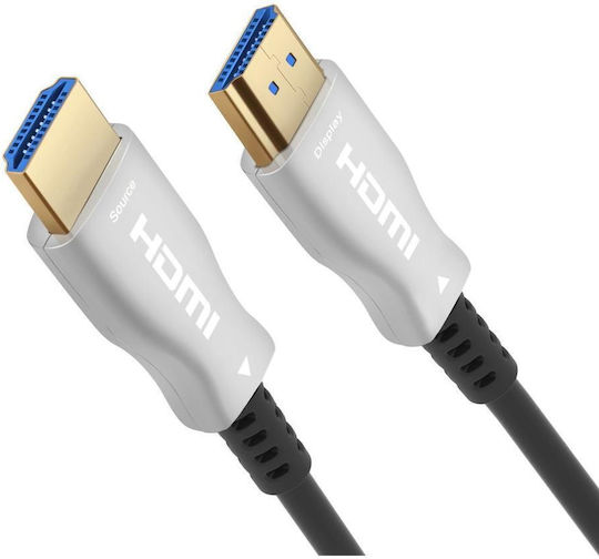 PremiumCord HDMI 2.0 HDMI-Kabel HDMI-Stecker - HDMI-Stecker 100m Schwarzes