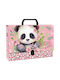 Derform Ökologische Tasche für Entwürfe mit Handgriff 25x9x33cm Rosa