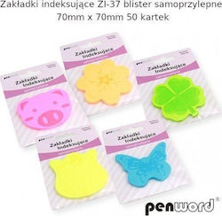 Penword Bookmark Markers Penword Zi-37 Self-Adhesive 70x70mm 50pcs Penword Targi
