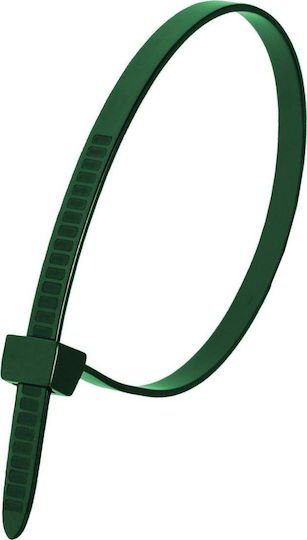 Dedra Δεματικά Καλωδίων Πλαστικά 200mmx3.6mm σε Πράσινο χρώμα (100τμχ)