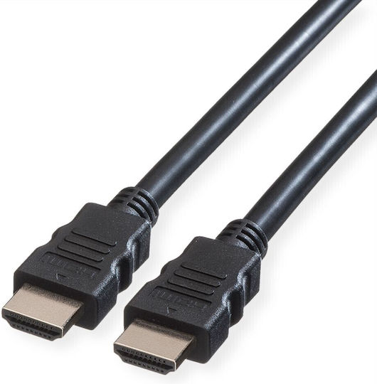 Roline Cable HDMI male - HDMI male 5m Πράσινο