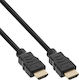 InLine Cable HDMI male - HDMI male 5m Μαύρο