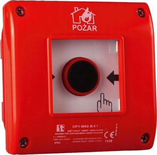 Spamel Κουμπί Spamel Op1-w02-a 11-230 Αυτόματο 1 Επαφή Κλειστή 1 Επαφή Ανοιχτή +led 230vac
