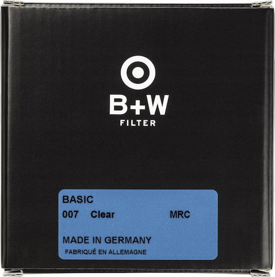 B+W Lens Filter Clear Diameter 77mm with MRC Coating Scratch Resistant for Photography Lenses