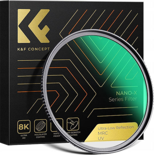 K&F Concept UV Lens Filter Diameter 82mm with MRC Coating Scratch Resistant for Camera Lenses