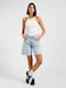 Damen Bermuda Jean Hellblau